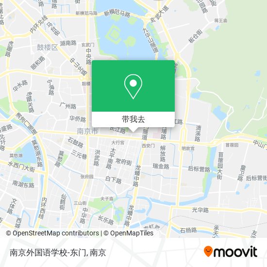 南京外国语学校-东门地图
