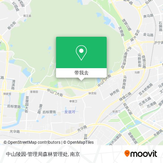 中山陵园-管理局森林管理处地图