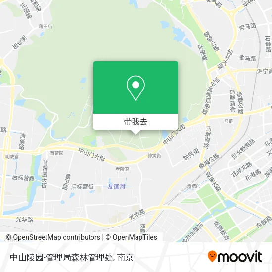 中山陵园-管理局森林管理处地图