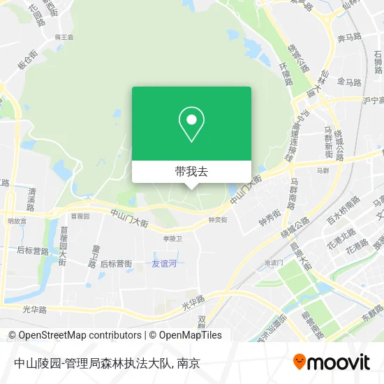 中山陵园-管理局森林执法大队地图