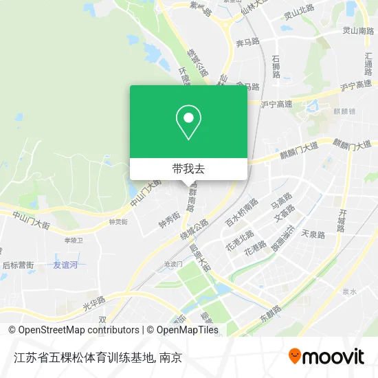 江苏省五棵松体育训练基地地图