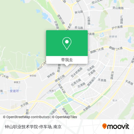 钟山职业技术学院-停车场地图