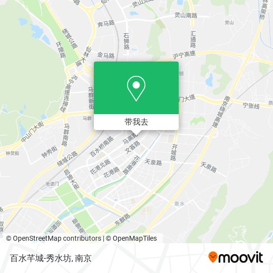 百水芊城-秀水坊地图