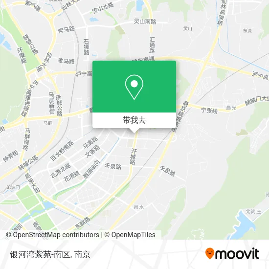 银河湾紫苑-南区地图