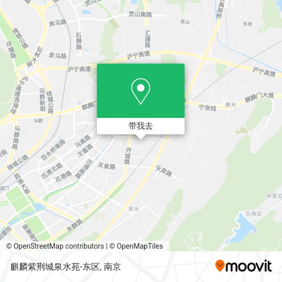 麒麟紫荆城泉水苑-东区地图