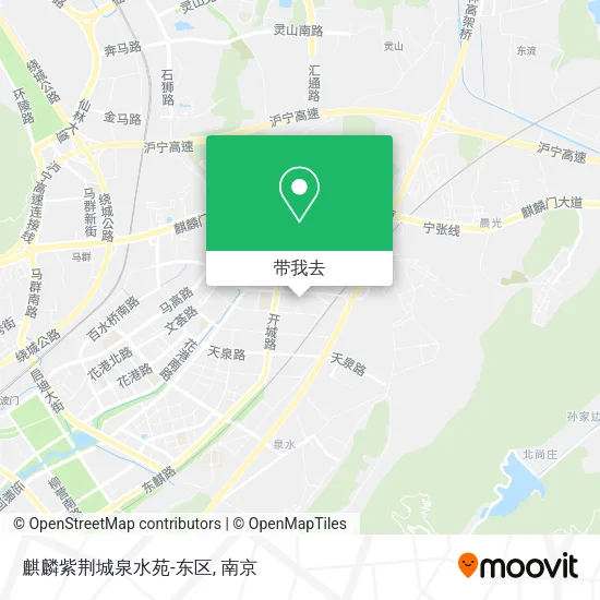 麒麟紫荆城泉水苑-东区地图