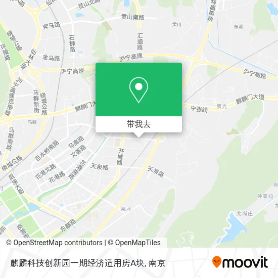 麒麟科技创新园一期经济适用房A块地图