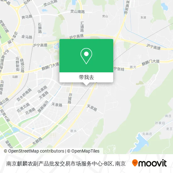南京麒麟农副产品批发交易市场服务中心-B区地图