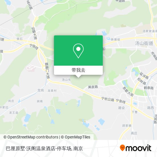巴厘原墅·沃阁温泉酒店-停车场地图
