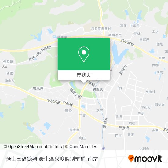 汤山邑温德姆.豪生温泉度假别墅群地图