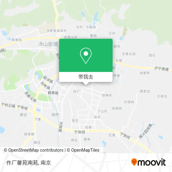 作厂馨苑南苑地图