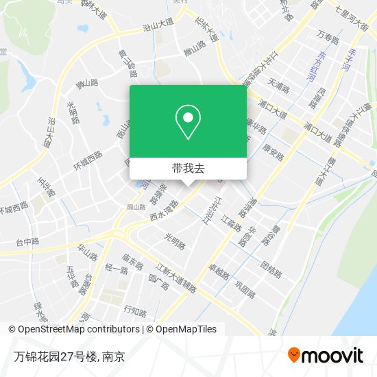 万锦花园27号楼地图