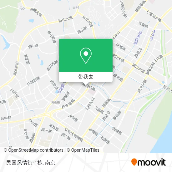 民国风情街-1栋地图