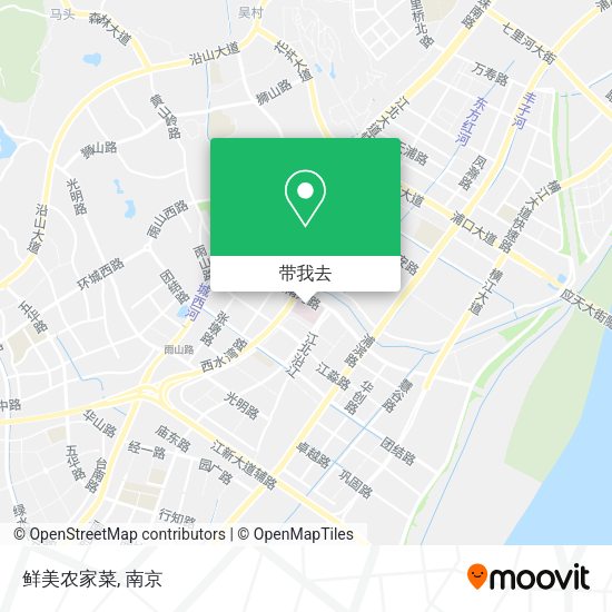 鲜美农家菜地图