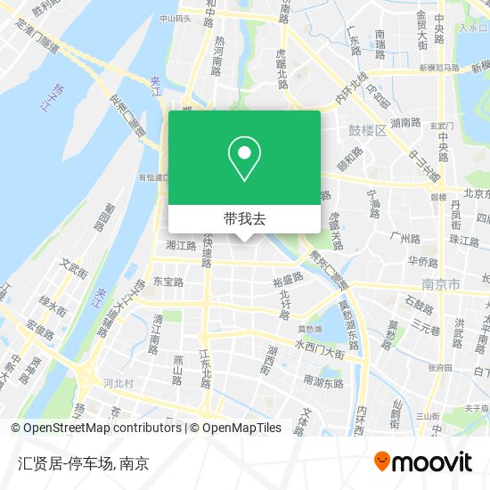 汇贤居-停车场地图