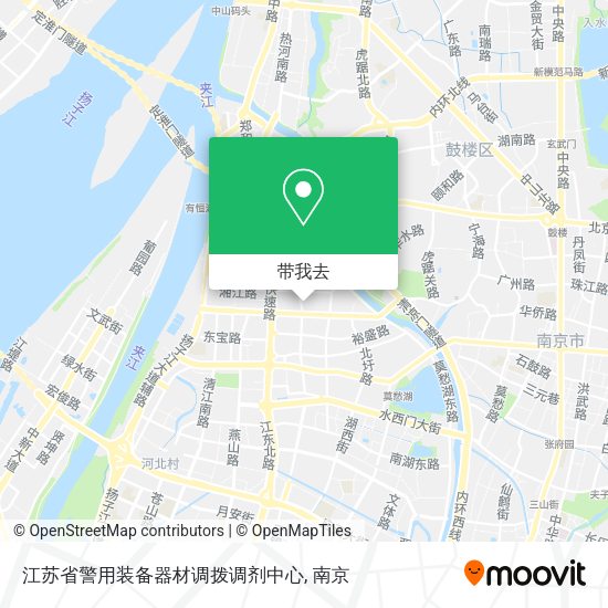 江苏省警用装备器材调拨调剂中心地图