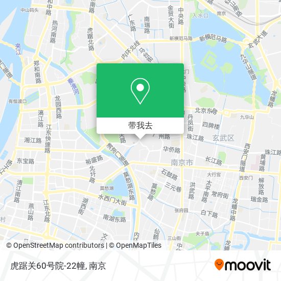 虎踞关60号院-22幢地图