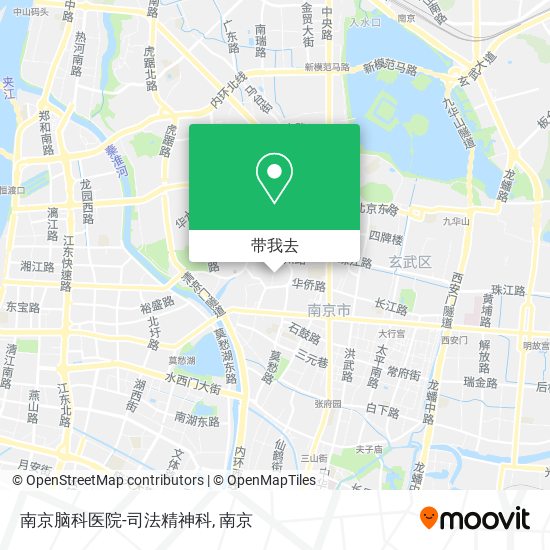 南京脑科医院-司法精神科地图