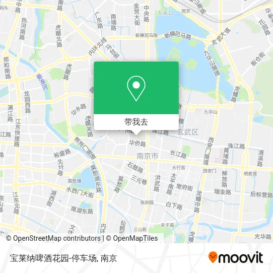 宝莱纳啤酒花园-停车场地图