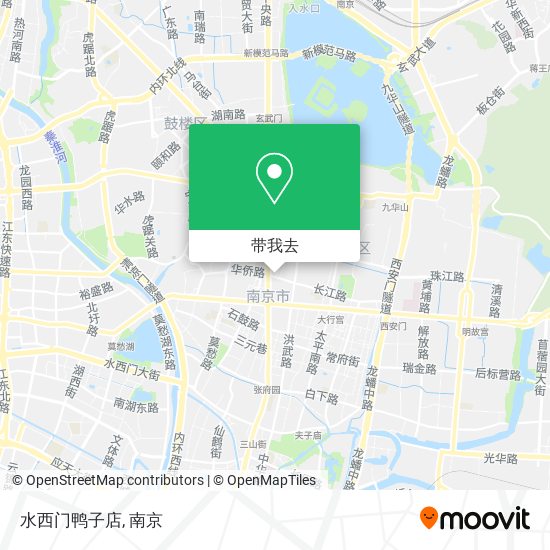 水西门鸭子店地图