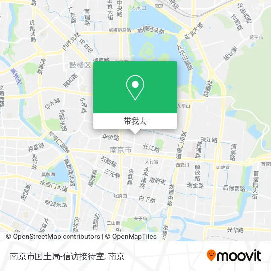 南京市国土局-信访接待室地图