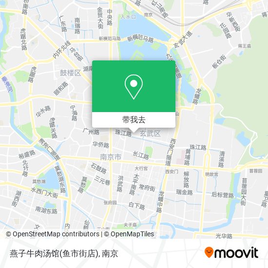 燕子牛肉汤馆(鱼市街店)地图