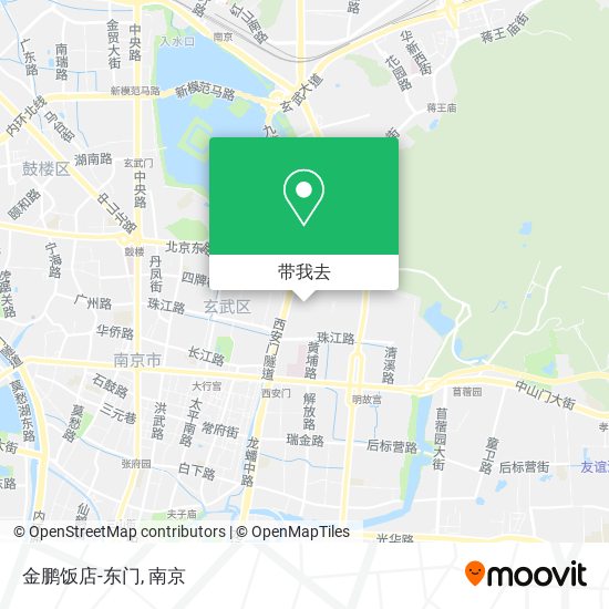 金鹏饭店-东门地图