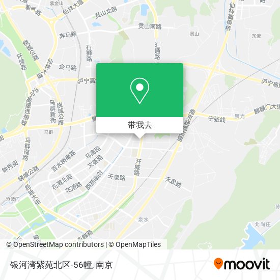 银河湾紫苑北区-56幢地图