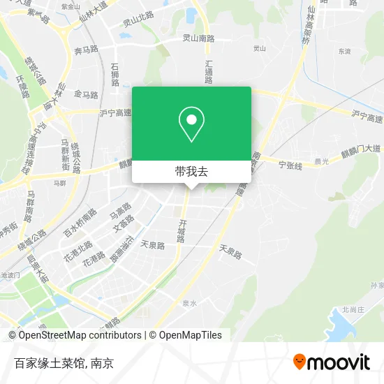 百家缘土菜馆地图
