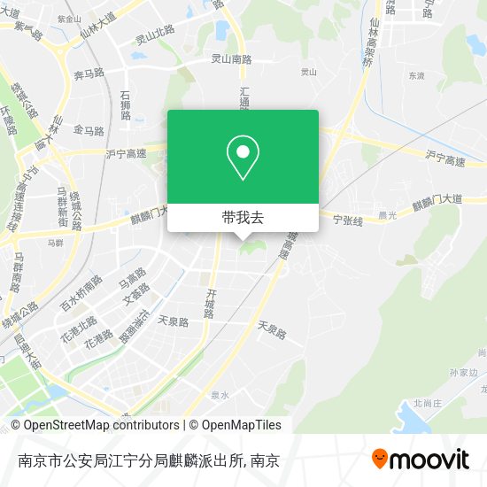 南京市公安局江宁分局麒麟派出所地图