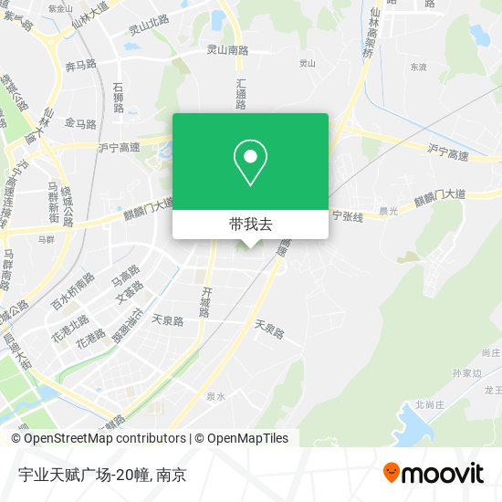 宇业天赋广场-20幢地图