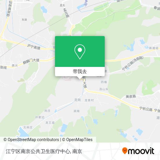 江宁区南京公共卫生医疗中心地图