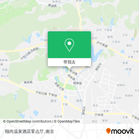 颐尚温泉酒店零点厅地图