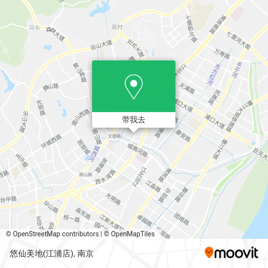 悠仙美地(江浦店)地图