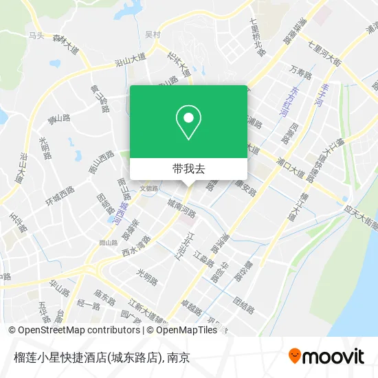 榴莲小星快捷酒店(城东路店)地图