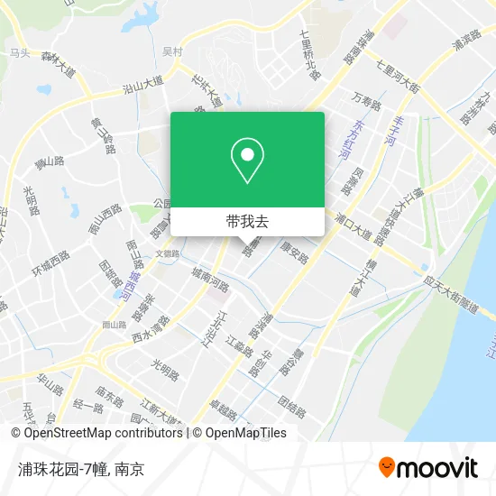 浦珠花园-7幢地图