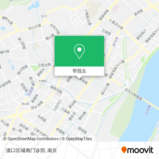 浦口区城南门诊部地图
