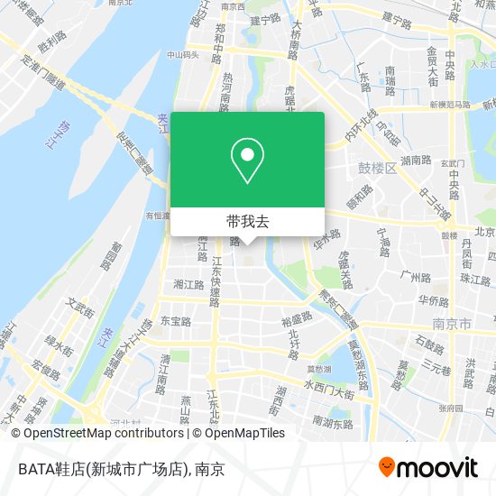 BATA鞋店(新城市广场店)地图