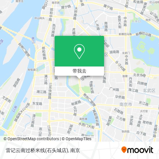 雷记云南过桥米线(石头城店)地图