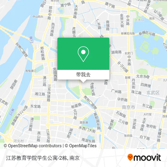 江苏教育学院学生公寓-2栋地图