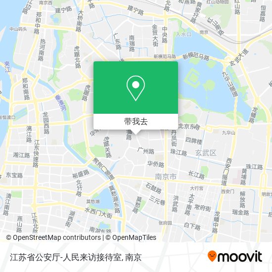 江苏省公安厅-人民来访接待室地图