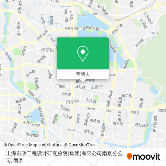 上海市政工程设计研究总院(集团)有限公司南京分公司地图