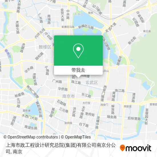 上海市政工程设计研究总院(集团)有限公司南京分公司地图