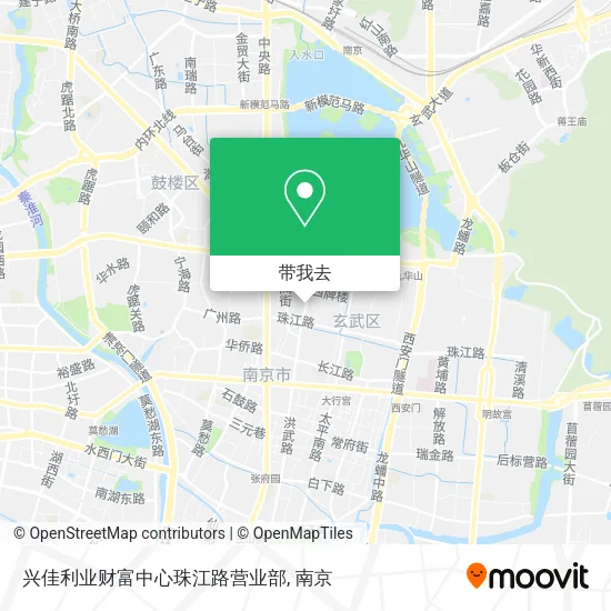 兴佳利业财富中心珠江路营业部地图
