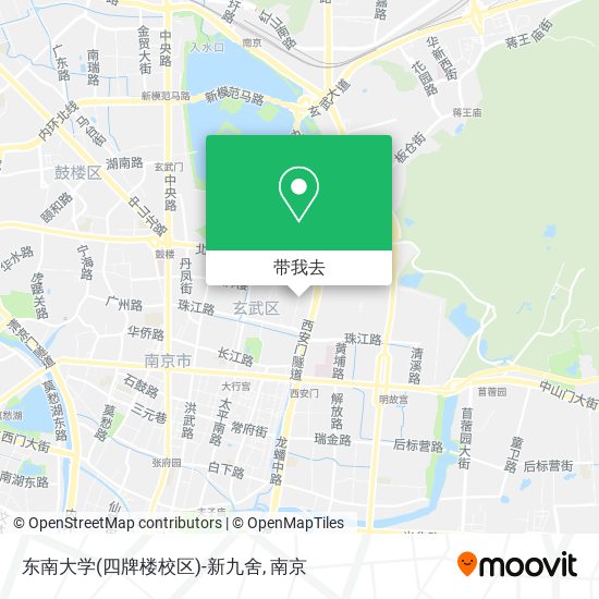 东南大学(四牌楼校区)-新九舍地图