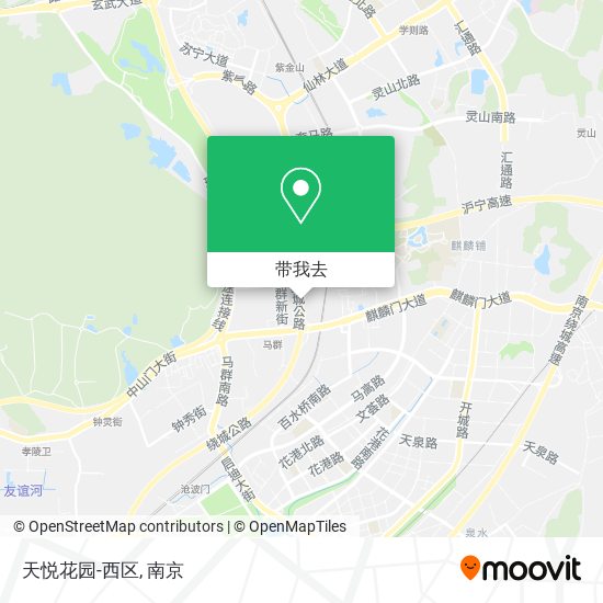 天悦花园-西区地图