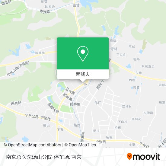 南京总医院汤山分院-停车场地图