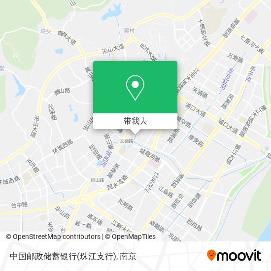 中国邮政储蓄银行(珠江支行)地图