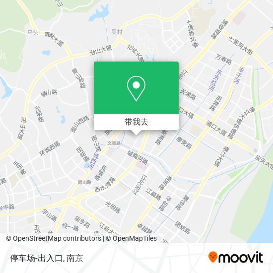 停车场-出入口地图