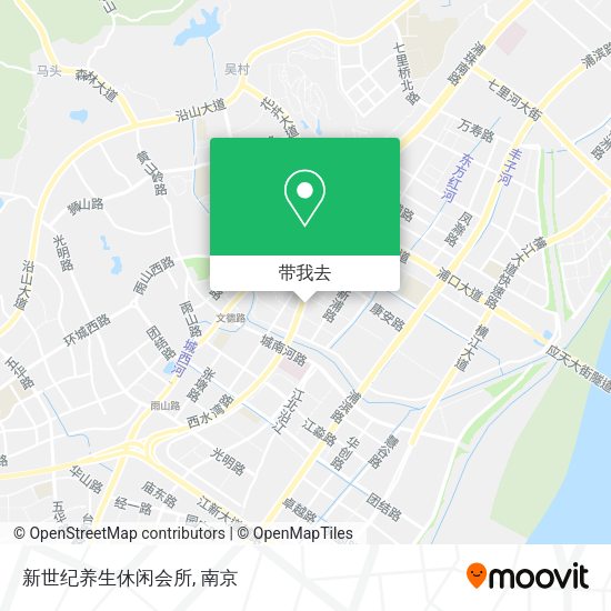 新世纪养生休闲会所地图